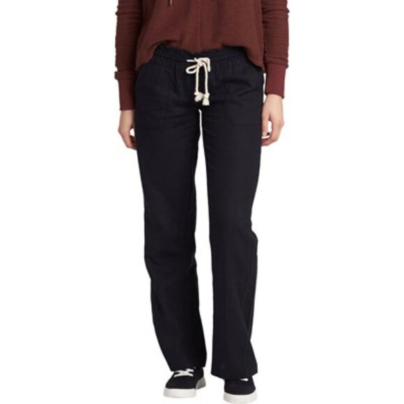 Roxy - Womens Ocean Side Pants, size medium US womens, color black. - Picture 1 of 4